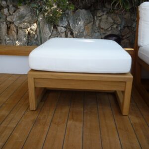 ameublement d'extérieur mousse et coussins tissu