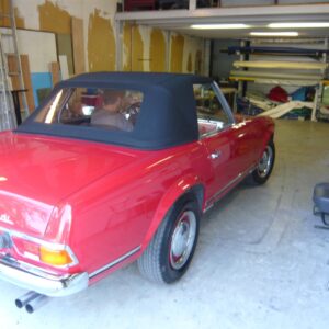sellerie automobile, capote cabriolet, véhicule de collection