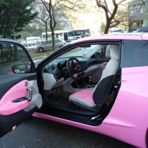 sellerie intérieur cuir et alcantara automobile