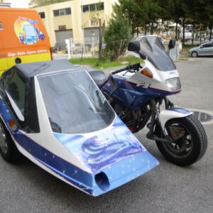 sellerie moto, capote sidecar